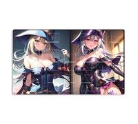 Mlikemat ZD014-817-A - Tappetino da gioco con zone e borsa in omaggio, motivo: Dark Magician Girl TCG CCG OCG