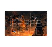 Mlikemat ZD039-434-A - Tappetino da gioco per carte collezionabili con zone e borsa in omaggio