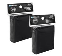 Mlikero 200 Bustine Protettive Morbide, 66 x 91 mm Card Sleeves Bustine Carte Standard per Carte Collezionabili, Sportive (Nero)