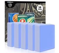 Mlikero 50 pcs Bustine Protettive, Rigidi Card Sleeves Bustine Carte con Protezione UV, Protezione per le Carte Collezionabili, 3x4 Pollici