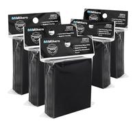 Mlikero 500 Bustine Protettive Morbide, 66 x 91 mm Card Sleeves Bustine Carte Standard per Carte Collezionabili, Sportive (Nero)