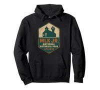 MLK Jr Historic Park Camicia Ebenezer Chiesa Diritti Civili Felpa con Cappuccio