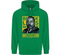 MLK MARTIN LUTHER KING BLACK LIVES MATTER Uomo Felpa