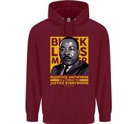 MLK MARTIN LUTHER KING BLACK LIVES MATTER Uomo Felpa