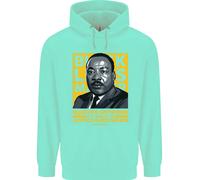 Mlk Martin Luther King Nero Vive Materia Bambini Felpa con Cappuccio