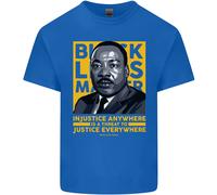 Mlk Martin Luther King Nero Vive Materia T-Shirt Ragazzi Ragazze
