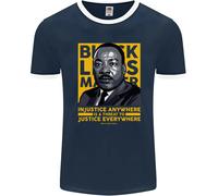 Mlk Martin Luther King Nero Vive Materia Uomo Suoneria T-Shirt
