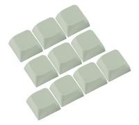 Mllepjdh 1U Profile Multi Colored Keycaps XDA2 Keycap per tastiera meccanica Perfetto per il gioco e la programmazione 10PCS Unico, verde chiaro