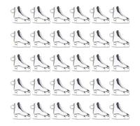 [Mllepjdh] 30 pezzi di pattino di ghiaccio caratteristica componente vintage in lega pattinaggio di ghiaccio collana orecchini braccialetto artigianato