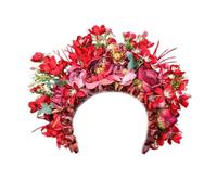 Mllepjdh Accessorio per capelli con fiore cinese, elegante accessorio per capelli da donna, bellissimo cerchietto floreale per matrimoni e festival, come descritto