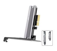 Mllepjdh Adattatore PCIe M.2 con dissipatore di calore spesso M.2 NVMe PCIe M.2 Adattatore 64Gbps NVME e conveniente