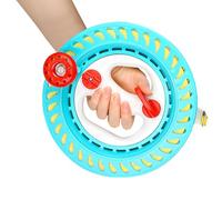 Mllepjdh Bobina di corde ergonomica in ABS resistente per un volo fluido e senza sforzo bobina giocattolo all'aperto