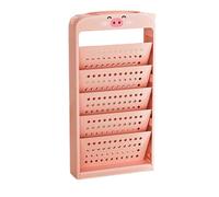 Mllepjdh Carrello multiuso con ripiani multipli Organizzatori libri e riviste capacità per uso domestico o scolastico Accessorio per sala studio