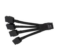 Mllepjdh Cavo adattatore PCIe da 4 x 8 pin a 16 pin con protezioni contro sovracorrente, uscita da 600 W, per postazioni di lavoro informatiche