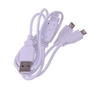 Mllepjdh Cavo di ricarica 2 in 1 da USB a micro USB Cavo di ricarica Cavo splitter per caricabatterie USB per cellulare Micro USB Splitter Cavo di ricarica Micro USB a USB 2 in 1 Cavo micro USB