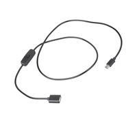 Mllepjdh Cavo di ricarica di prolunga da tipo C a USB con cambio di alimentazione, trasferimento dati rapido per laptop e periferiche, cavo di prolunga commutabile