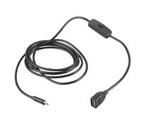 Mllepjdh Cavo di ricarica di prolunga da tipo C a USB con cambio di alimentazione, trasferimento dati rapido per laptop e periferiche, cavo di prolunga commutabile