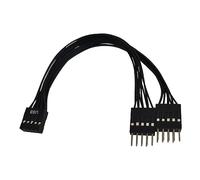 Mllepjdh Cavo splitter da USB a 9 pin a doppio 9 pin, convertitore USB schermato USB per migliorare stabilità e affidabilità, cavo USB Splitter Hub USB Cavo di prolunga USB Convertitore USB