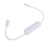 Mllepjdh Cavo USB C da 20 V 5 A 100 W a tipo C cavo di ricarica maschio adattatore di alimentazione con interruttori per telefono tipo C maschio a femmina, cavo di prolunga tipo C, cavo di ricarica