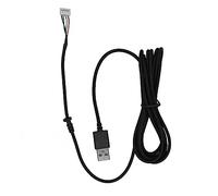 Mllepjdh Cavo USB in PVC per mouse DeathAdder Essential 2000 6400 DPI Parte di riparazione DeathAdder Essential 2000 6400 DPI, nero
