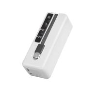 Mllepjdh Custodia compatta con luce LED e copertura rimovibile per custodia sottile per istituzioni elettriche da 20700 celle