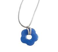 [Mllepjdh] Delicato ciondolo fiore acrilico collana Hollow Flower Choker Bella collana collo gioielli per eventi casual o formali