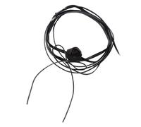 [Mllepjdh] Girocollo in pelle multiuso a forma di fiore collana multistrato da donna collana da festa accessori per il collo