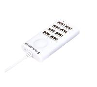 Mllepjdh Hub USB 2.0 a 8 porte, trasferimento dati rapido fino a 480 Mbps, cavo esteso da 100 cm per connettività flessibile
