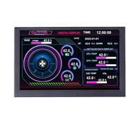 Mllepjdh Il computer a 5 pollici dello schermo di potere di USB monitora lo schermo secondario di alta risoluzione per i monitoraggi di dati di tempo