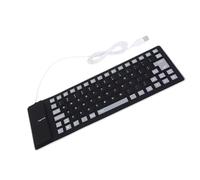 Mllepjdh Le tastiere portatili 85Keys del silicone dei cavi di USB rotola per la digitazione tranquilla e comoda sul PC ed il taccuino