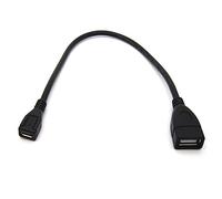 Mllepjdh Micro USB a USB 2.0 Adattatore USB 2.0 Femmina a Micro USB Femmina Connettore Supporto Sincronizzazione Dati per Elettronica di Consumo Accessori Cavo Connettore Cavo Digitale
