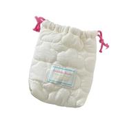 [Mllepjdh] Sacchetto di trucco imbottito sacchetto di lavaggio custodia protettiva per fotocamera da toilette portatile con cordino di stoccaggio cosmetico custodia protettiva di stoccaggio per il