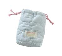 [Mllepjdh] Sacchetto di trucco imbottito sacchetto di lavaggio custodia protettiva per fotocamera da toilette portatile con cordino di stoccaggio cosmetico custodia protettiva di stoccaggio per il