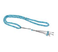 [Mllepjdh] Set di gioielli Tasbih ispirati all'agaffito fatti a mano con perline di preghiera multiuso, collana di perle culturali per devozione e abbigliamento alla moda, フリーサイズ