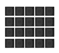 Mllepjdh Tastiera da gioco 4/20Pcs XDA Profilo 1U 1X Trasparente Strato Cristallo Vuoto Retroilluminato Keycaps per Tastiera Meccanica 1U Keycap