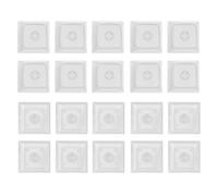 Mllepjdh Tastiera meccanica 20pcs PBT Dye-sub Keycap per Creative XDA Profile 1U Altezza Gaming Keycap Nessuna incisione 1u Keycaps vuoto, trasparente