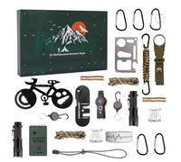 Mlllokfki Countdown Calendar Men, 24 Day Advent, Weather Resistant Gadget, Christmas Countdown Calendar, Cool Gadget Present, New Year Countdown, Advent Calendar 2024 for Men