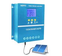 Mlllokfki Regolatore solare doppio USB, regolatore di carica solare | Regolatore di carica solare con visualizzazione in reale - Pannello solare di aiuto alla conversione energetica per solare, yacht,