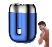 Mlllokfki Shavers per uomini, doppia testa elettrica Shaver, Pocket Size Rotary Shaver, Waterproof Face Shaver, Ricaricabile Travel Shaver, Wet & Dry Electric Shaver, Compact Shaver For Travel, Port