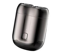 Mlllokfki Travel Shavers For Men, Double-Head Electric Shaver, Pocket Size Rotary Shaver, Waterproof Face Shaver, Rechargeable Travel Shaver, Wet & Dry Electric Shaver, Compact Shaver For Travel, Port