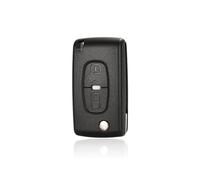 MLLNPP Guscio Chiave Auto per Peugeot 4007 ET 4008 C-Crosser per C4 per Aircross 2 Pulsanti FOB MIT-11R CE1731Flip Chiave A Distanza dell'automobile Borsette Guscio Chiave Telecomando