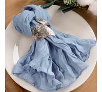MLMC Confezione da 60 tovaglioli di stoffa a forma di garza, 53,3 x 53,3 cm, riutilizzabili, per matrimoni, matrimoni, baby shower, eventi, decorazione da tavola