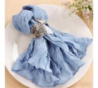 MLMC Confezione da 60 tovaglioli di stoffa a forma di garza, 53,3 x 53,3 cm, riutilizzabili, per matrimoni, matrimoni, baby shower, eventi, decorazione da tavola