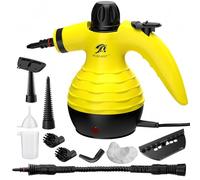 MLMLANT Pulitore a vapore, pulitore a vapore manuale con blocco di sicurezza e set di 9 accessori, adatto per tappeti, sedili auto, divani, mobili imbottiti e molto altro ancora.