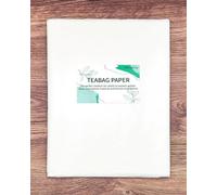 MLNSUNNY 10 fogli di carta per bustine di tè artistiche, per arte mista, 30 x 200 cm, carta bianca fatta a mano, resistente all'umidità, decorazione fai da te, per collage, cianotipi, diari, biglietti