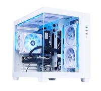 MLOONG PC desktop da gioco, AMD Ryzen 5 5500 (6Core 12 thread fino a 4,2 G), scheda grafica AMD Radeon RX 6500XT 4 GB, 16 GB DDR4 RAM 3200 MHz, SSD NVMe da 1 TB, alimentatore da 650 W, computer Tower