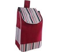MLordoarf Borsa per la spesa in tessuto Oxford, borsa di ricambio pieghevole per carrello della spesa, impermeabile, pieghevole, borsa di ricambio per carrello della spesa, Colore: rosso