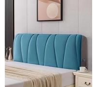 MLordoarf Copri Testata Letto Matrimoniale Copertura per Testiera per Matrimoniale/Singolo Premium Elastica Copritestata Letto Velluto Fodera Protezione Anti-Collisione Cuscino