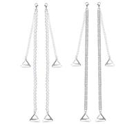 MLPKOI 2 Paia Spalline Per Reggiseno Con Strass, Gioiello Con Strass Elegante, Antiscivolo, Spallacci Regolabili, Perfetto Per Abiti, Top Donna Da Sera E Vestiti, Ideale Per Matrimoni Ed Eventi