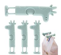 MLqkpwy Clip per sacchetti di conservazione degli alimenti, clip di sigillatura per sacchetti di patatine, 4 clip per sacchetti alimentari, pinze per sacchetti di frutta, pinze di sigillatura sicure